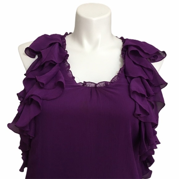 GO International purple mini dress. Sz 11 - Picture 2 of 9